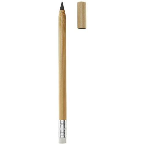 Obrázky: Bambusové pero bez atramentu s viečkom a gumou, Obrázok 3