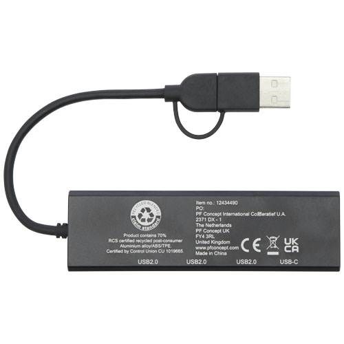 Obrázky: Rozbočovač USB 2.0 z RCS recyklovaného hliníka, Obrázok 2