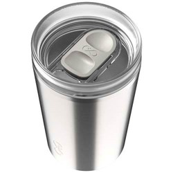 Zobrazit detaily pro Strieborný 350ml termohrnček, dvojitá izolácia Obrázky: Strieborný 350ml termohrnček, dvojitá izolácia