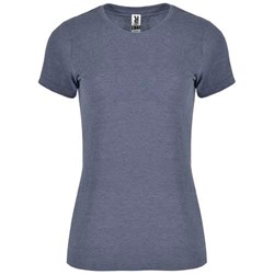 Zobrazit detaily pro Dámske melírové tričko Fox 150 denim modré L Obrázky: Dámske melírové tričko Fox 150 denim modré L
