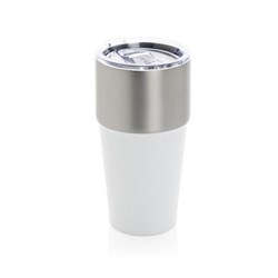 Zobrazit detaily pro Termohrnček 500ml z RCS recyklovanej ocele, biela Obrázky: Termohrnček 500ml z RCS recyklovanej ocele, biela