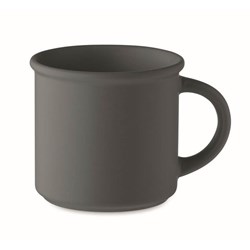 Zobrazit detaily pro Matný keramický hrnček 300 ml s uškom, tmavošedý Obrázky: Matný keramický hrnček 300 ml s uškom, tmavošedý