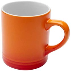 Zobrazit detaily pro Oranžový keramický hrnček 330 ml, prechod farby Obrázky: Oranžový keramický hrnček 330 ml, prechod farby