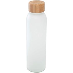 Zobrazit detaily pro Matná sklenená fľaša 500 ml, biela Obrázky: Matná sklenená fľaša 500 ml, biela