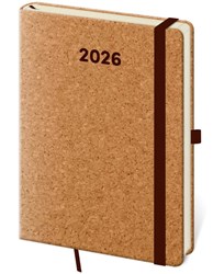 Zobrazit detaily pro KORK 2026, denný A5 korkový diár, gumička+pútko Obrázky: KORK 2026, denný A5 korkový diár, gumička+pútko