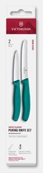 Zobrazit detaily pro Zelená sada-2 nože VICTORINOX-pap. krabič (8+11cm) Obrázky: Zelená sada-2 nože VICTORINOX-pap. krabič (8+11cm)